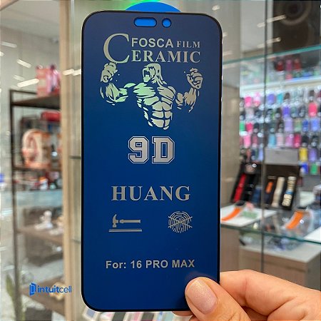 Película Cerâmica Fosca com Privacidade Iphone 16 Pró Max