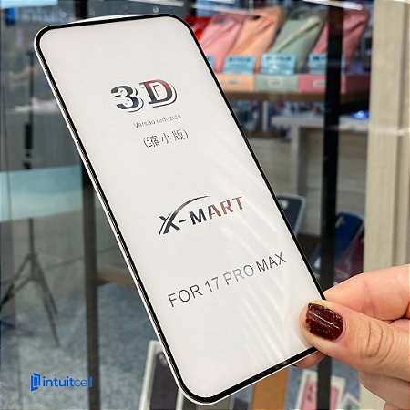 Película de Vidro 3D iPhone 17 Pro Max
