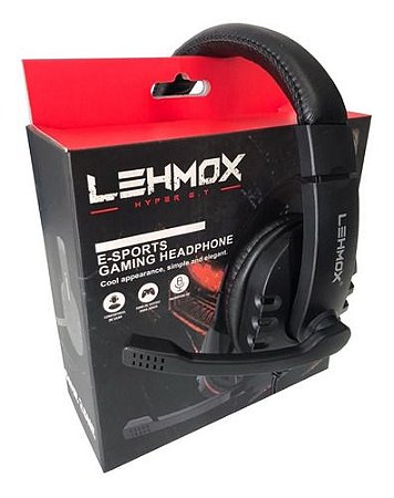 E-SPORTS GAMING HEADPHONE LEHMOX - LEF-1020 - JR Celular e Informática -  Assistência técnica e distribuidora
