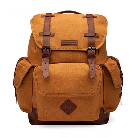 Mochila Laptop Cargo Canvas Ocre - Imaginarium
