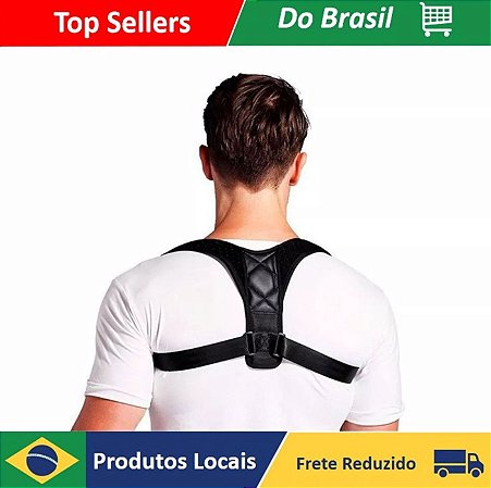 Cinta Colete Postura - Corretor Ombro Coluna Correção Postural Alinhamento
