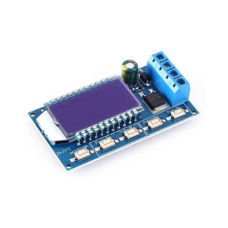 Módulo Controlador Pwm Com Display Zk-pp2 8a 1hz-150khz