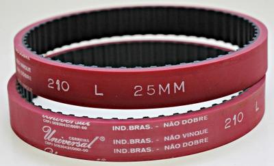 Correias Universal para Embaladora Empacotadeira Fabrima 225 L 100 vermelha E 10 Z 60