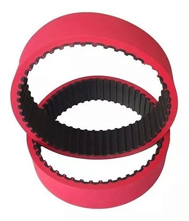 Correias Universal para Embaladora Empacotadeira Selgron 40 T10 500 vermelha E 10 Z 50
