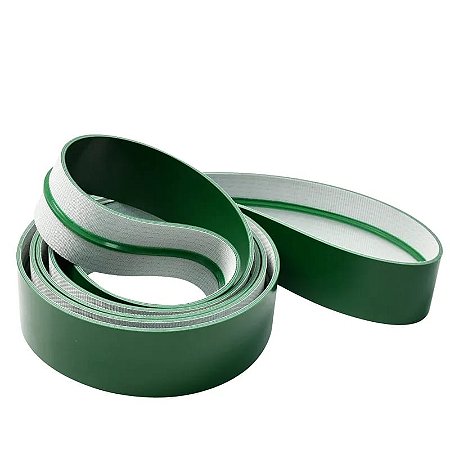 CORREIA IND. PVC TRANSPORTADORA VERDE COM GUIA 10X6MM 50MM 1000 MM