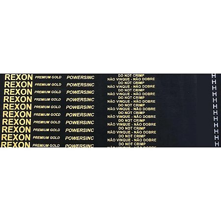 CORREIA IND. REXON BORRACHA 300 H 300 76,2MM