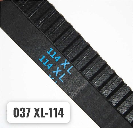 Correia 114 XL 037 Borracha - Passo 5,08mm