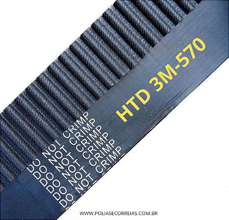 CORREIA HTD 9MM 3M-570 HTP HTD - REXON