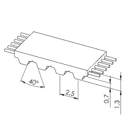CORREIA 6MM T2.5-420 IND. PREMIUM PU/AÇO