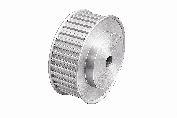 POLIA 32 DENTES AT10 25MM TIPO 6F EM ALUMÍNIO ✅