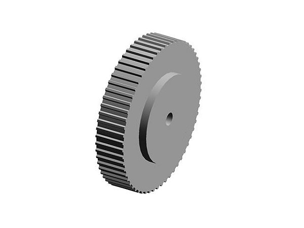 POLIA 60 DENTES AT10 32MM TIPO 6 EM ALUMÍNIO ✅