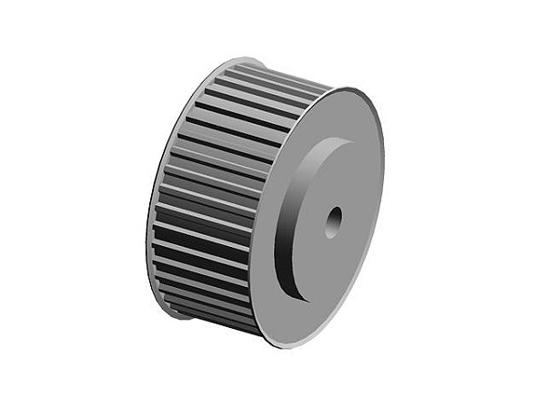 POLIA 40 DENTES AT10 50MM TIPO 6F EM ALUMÍNIO ✅