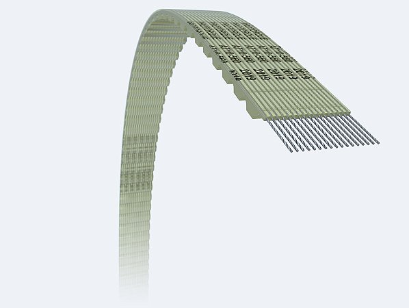 CORREIA 6MM T2.5-950 IND. PU/AÇO - MEGADYNE