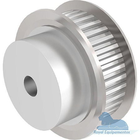 POLIA IND. ROYAL 15 DENTES H 100 TIPO 6F EM AÇO