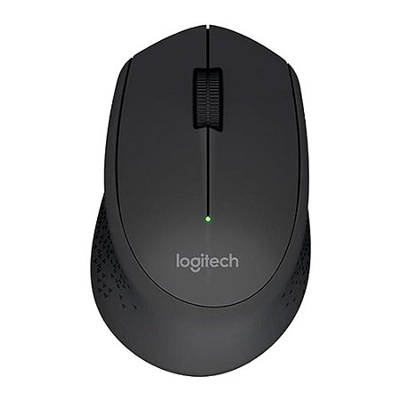 Mouse sem fio Logitech M280 conexão USB - Preto