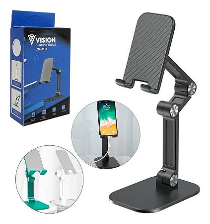 Suporte de mesa para smartphones e tablets