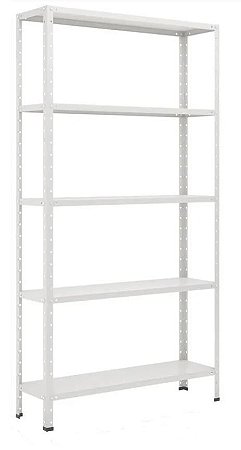 Estante De Aço Bipartida 5 Prateleiras CH 26 80Lx27PX155A BR 10089