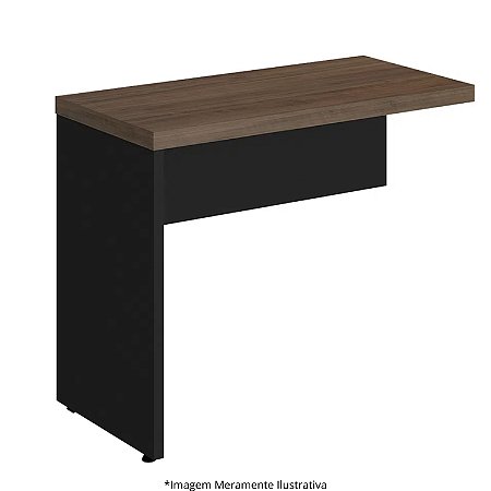 Mesa Auxiliar Pé Painel Mileto 40MM 90Lx45Px73,5A AM/PT (1v) 601001
