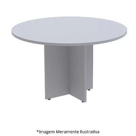 Mesa Reunião Circular Pé Painel Olímpia 25MM 120Lx120Px73A CZ/CZ (2v) 604507