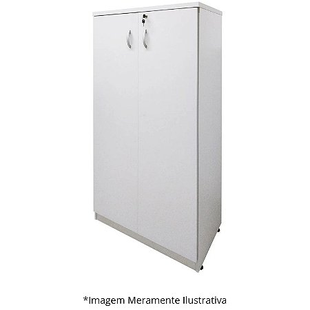 Armário Alto Com 3 Prateleiras 80x45x161,5 - Cinza - Mileto 601702