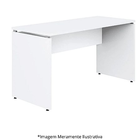 Mesa Secretária Pé Painel Olímpia 25MM 120LX60PX73A BR/BR (2v)604103