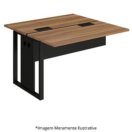 Plataforma Dupla Continuação Pé Quadro Olímpia 25MM 120Lx120Px73A MLG/PT (6v) 604610