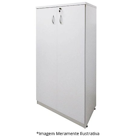 Armário Alto 3 Prateleiras 80x45x160 Cinza - Olímpia 604501