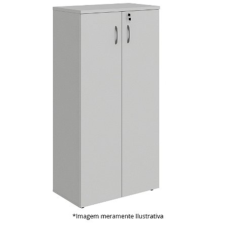 Armário Alto 80x42x160 Branco - Sparta 605101