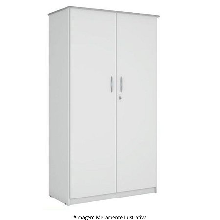 Armário Alto 3 Prateleiras 77x40x159 Cinza - Prática 650507