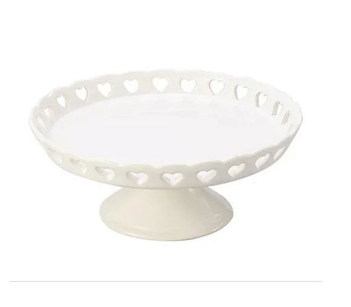 Prato de Bolo 20,5 cm - Coração