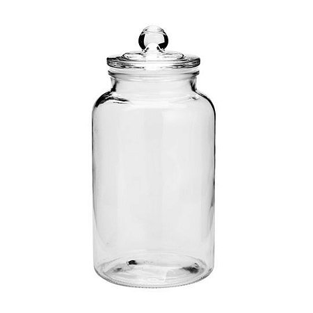 Porta Mantimento de Vidro Com Tampa 1,6 Lt
