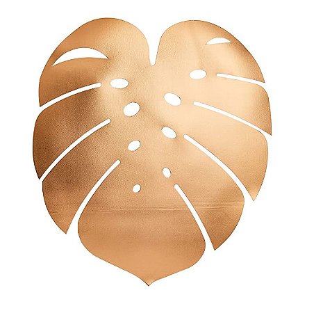 Lugar Americano De Plástico Garden Leaf Rosé 44x38cm No Voltagev