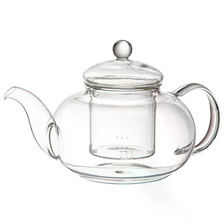 CHALEIRA DE VIDRO 1 LITRO COM INFUSOR