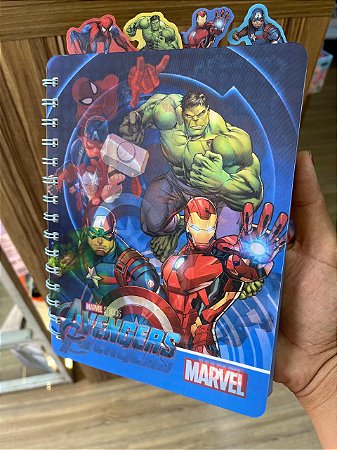 Caderno Avengers Marvel Aspiral