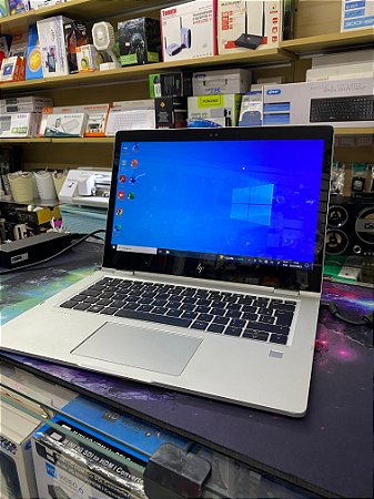 VITRINE Notebook HP Elitebook X360 1030 G2 13,3", Windows, Intel Core i5 2,6 GHz, 8 GB RAM, SSD 256 GB, prata