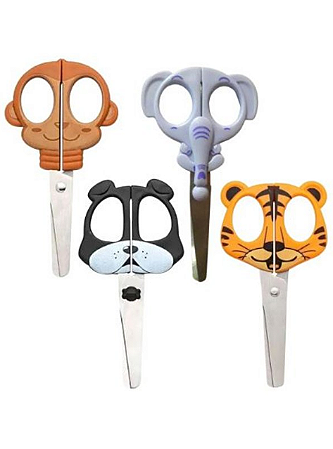 Tesoura Escolar Infantil Animal Planet - Molin