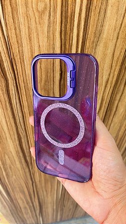 Capa transparente com MagSafe para iPhone 16