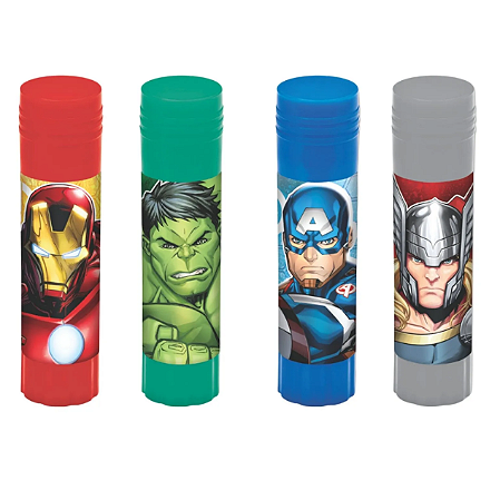 Cola Bastão Avengers Marvel 9g MOLIN -1 UNIDADE
