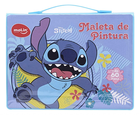 Maleta de Pintura Stitch - 64 Itens