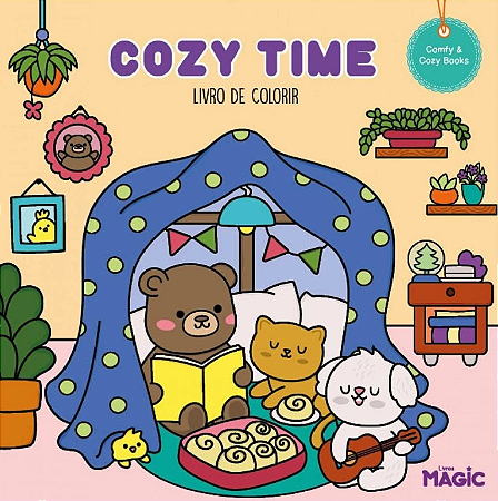 Comfy & Cozy Books - Livro de Colorir - Cozy Time