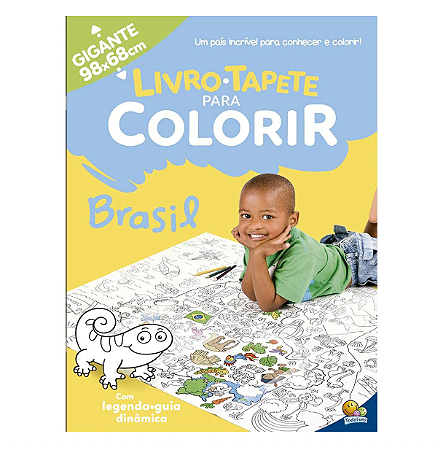 Livro-Tapete para Colorir: Brasil