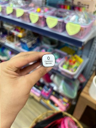 Caneta Marcadora Nº 0 (Zero) - Colorless Blender AVULSA Canetinha Marcadora Ponta Dupla