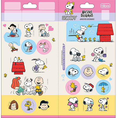 Adesivo Decorado Duplo Snoopy - Tilibra