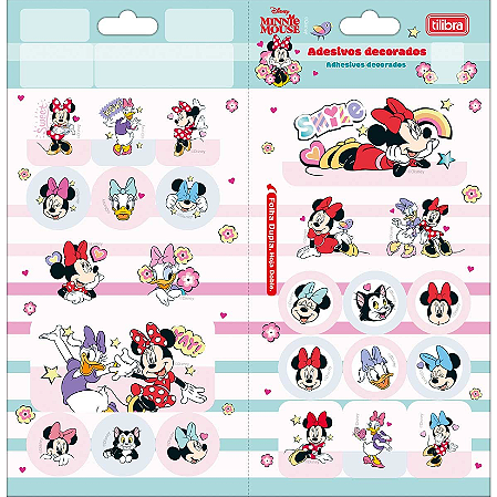 Adesivo Decorado Duplo Minnie - Tilibra