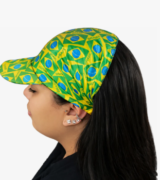 Boné Bandana do Brasil com Viseira – Proteção UV e Ajuste Confortável