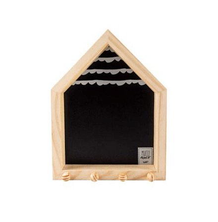 Porta Chaves e Quadro Giz Shape - Natural Colors