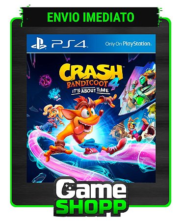 Crash Bandicoot 4: It’s About Time - Ps4 Digital - Edição Padrão