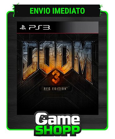 Doom 3 - Bfg Edition - Ps3 - Midia Digital
