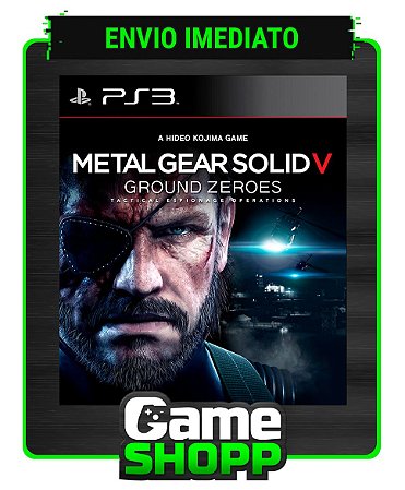 Metal Gear Solid V Ground Zeroes - Ps3 - Midia Digital