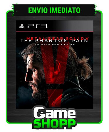 Metal Gear Solid V The Phantom Pain - Ps3 - Midia Digital